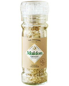 Maldon Smoked Sea Salt Flakes Refillable Grinder