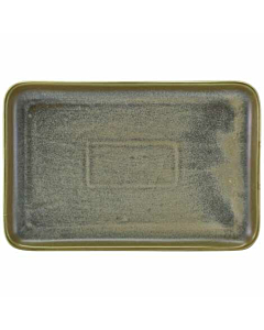 Terra Porcelain Matt Grey Rectangular Platter 30 x 20cm