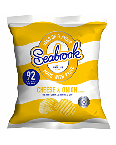 Seabrook Cheese & Onion Crisps