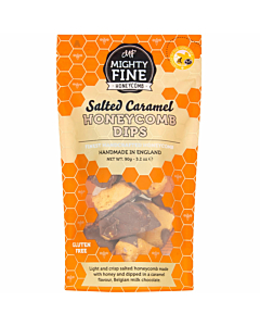 Mighty Fine Salted Caramel Honeycomb Dips