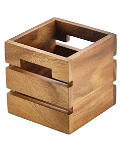 Acacia Wood Box/Riser 12x12x12cm