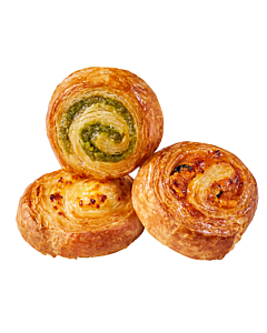 Bridor Frozen Mixed Mini Savoury Swirls