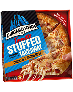 Chicago Town Frozen Stuffed Crust Chicken & Bacon Pizzas