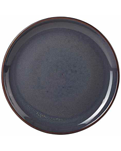 Terra Stoneware Rustic Blue Coupe Plate 19cm