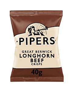 Pipers Great Berwick Longhorn Beef Crisps