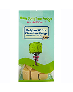 Yum Yum Tree Belgian White Chocolate Fudge