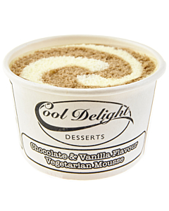 Cooldelight Frozen Chocolate & Vanilla Swirled Mousse