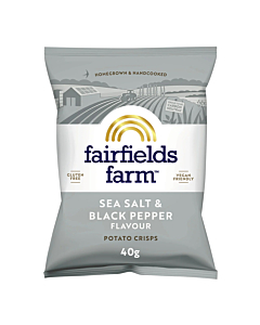 Fairfields Farm Sea Salt & Black Pepper Crisps