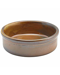 Terra Porcelain Rustic Copper Tapas Dish 10cm