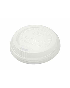 Vegware Compostable Hot Insulated Cup Lids 12oz