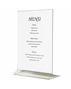 Acrylic Menu Holder A5 Size