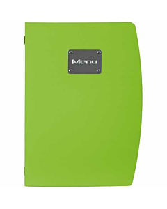 Rio A4 Menu Holder Green 4 Pages