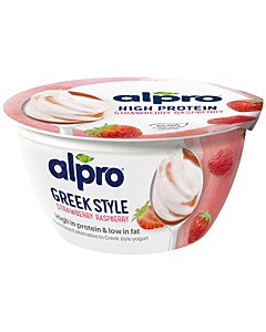 Alpro Greek Style Strawberry & Raspberry Yogurts