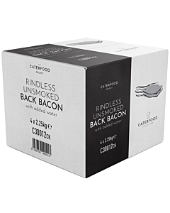 Caterfood Select Unsmoked Rindless Back Bacon