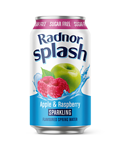 Radnor Splash Sparkling Apple & Raspberry Cans