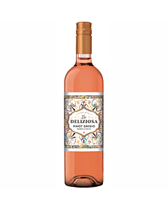 La Deliziosa Pinot Grigio Rose Wine 11%