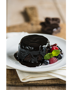 Langtons Frozen Chocolate Pudding with Chocolate Sauce