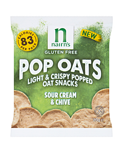 Nairn's Gluten Free Sour Cream & Chive Pop Oats