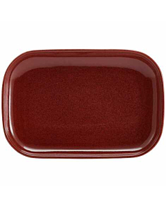 Terra Stoneware Rustic Red Rectangular Plate 29 x 19.5cm