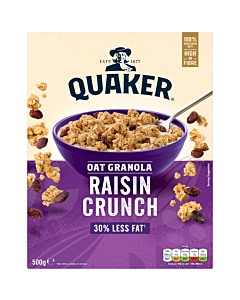 Quaker Oat Raisin Granola