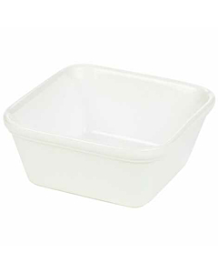 Genware Porcelain Square Pie Dish 12cm/4.75"