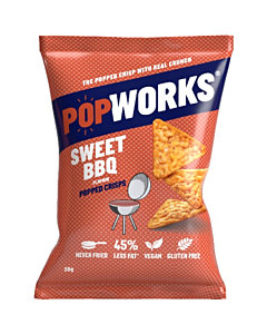 Popworks Sweet Barbeque Popped Crisps