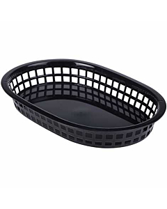 Fast Food Basket Black 27.5 x 17.5cm