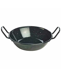 Black Enamel Dish 18cm