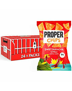 Proper Chips Sweet Sriracha Chilli Lentil Chips