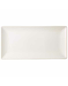 Luna Stoneware White Rectangular Plate 30 x 20cm/12 x 6"