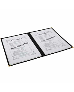 American Style Clear Menu Holder - 2 Page