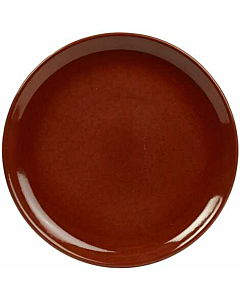 Terra Stoneware Rustic Red Coupe Plate 27.5cm