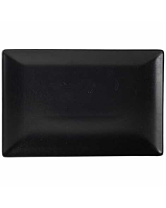 Luna Stoneware Black Rectangular Plate 30 x 20cm/12 x 6"