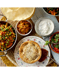 Little & Cull Frozen Vegan Cauliflower, Spinach & Lentil Pie