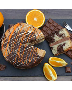 Sponge Frozen Chocolate Orange Cake