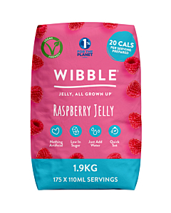 Wibble Raspberry Vegan Jelly Crystals