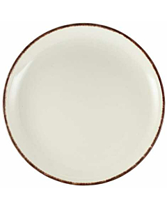 Terra Stoneware Sereno Brown Coupe Plate 27.5cm