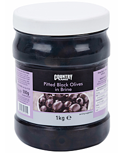 Country Range Pitted Black Olives in Brine