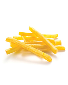 Lutosa Frozen Salted Coated Shoestring Fries 7x7mm