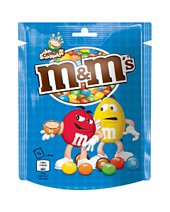 M&M's Crispy Milk Chocolate Bites Pouch Bag