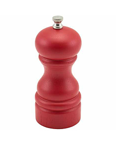 GenWare Red Wooden Salt/Pepper Grinder 13cm