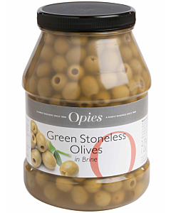 Opies Pitted Green Olives in Brine