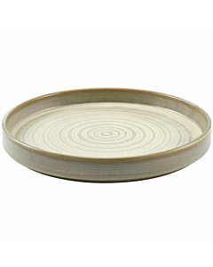 Terra Porcelain Matt Grey Presentation Plate 26cm