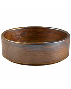 Terra Porcelain Rustic Copper Presentation Bowl 13cm