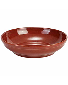 Terra Stoneware Rustic Red Coupe Bowl 23cm