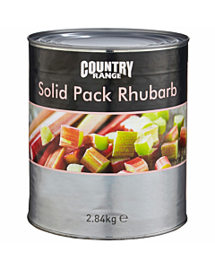 Country Range Rhubarb Tinned Solid Pack