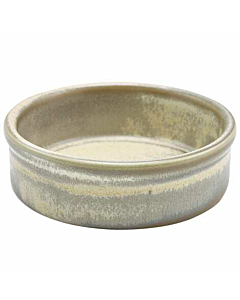 Terra Porcelain Matt Grey Tapas Dish 10cm