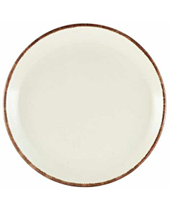 Terra Stoneware Sereno Brown Coupe Plate 19cm