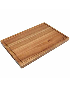 Genware Acacia Wood Serving Board 34 x 22 x 2cm