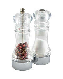 Acrylic Pepper Mill & Salt Shaker Set